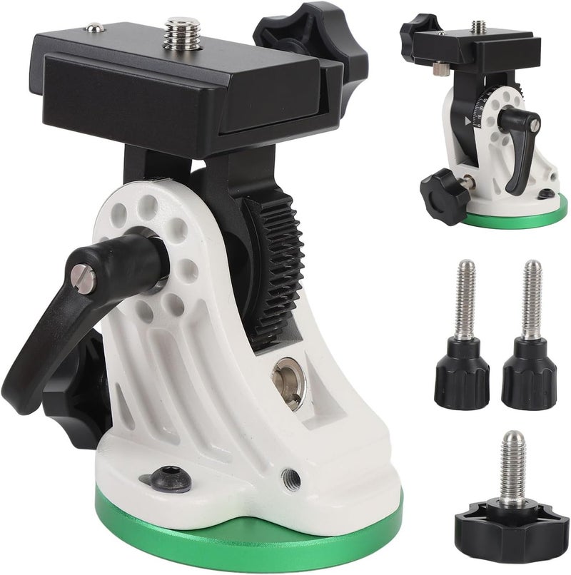 VINGVO Telescope Base,Latitude Adjustment Seat Aluminum Alloy Telescope Base Equatorial for Astronomy Telescope Equatorial Wedge Instrument Latitude Base, Universal Tripod for Telescope with 3/8" Thread - Image 1